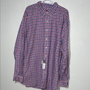 Polo Ralph Lauren Men's Red, Blue & White Check Button-Down Shirt